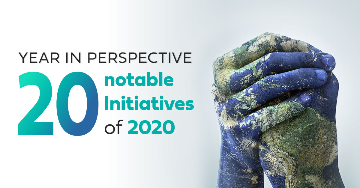 Twenty notable Initiatives of 2020