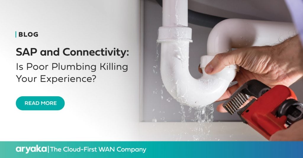 SAP and Connectivity: Is Poor Plumbing Killing Your Experience?