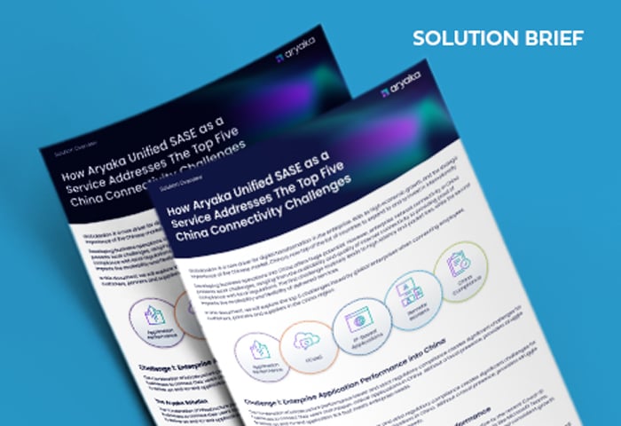 Como a Aryaka lida com os cinco principais desafios de conectividade da China
