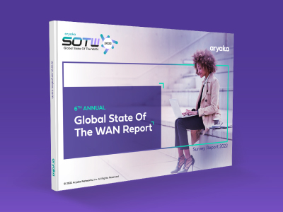 Announcing the 6th annual edition of the Aryaka Global State of the WAN<br><span>Inputs from 1600 Enterprise decision makers globally</span>