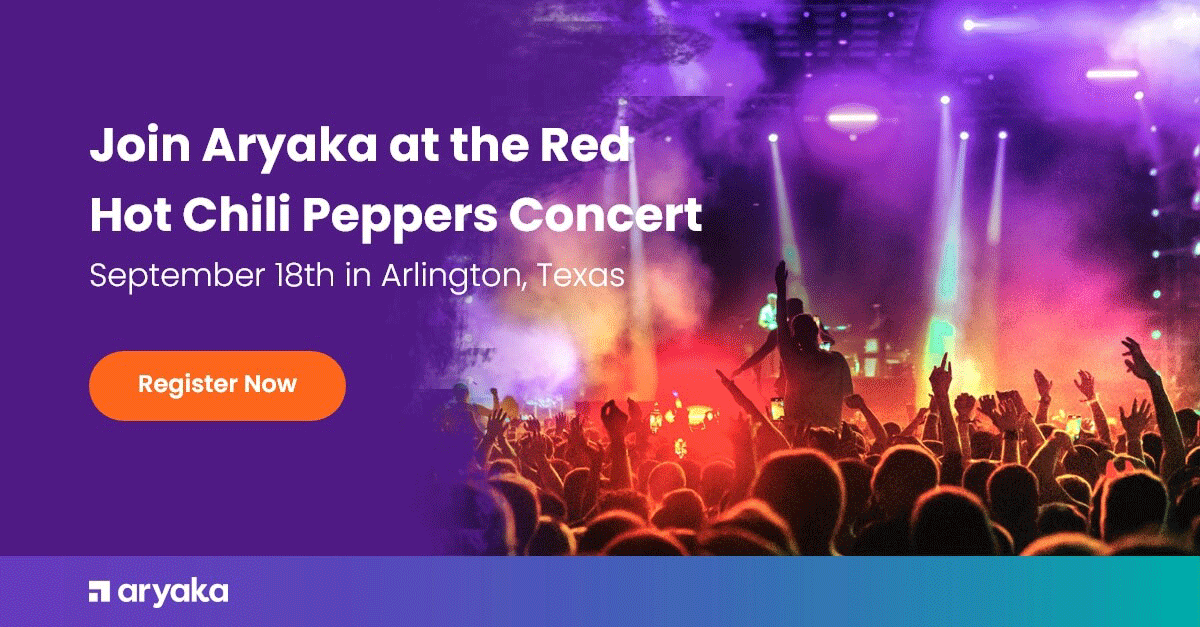 Join Aryaka at the Red Hot Chili Peppers Concert in Arlington