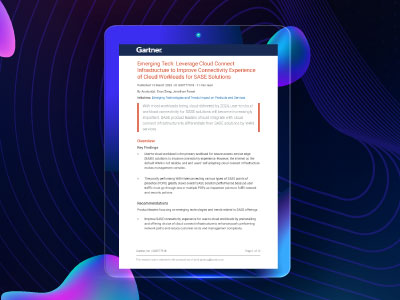 User-to-Cloud Workloads and SASE: Why the Internet Isn’t Good Enough  <br><h5>New Gartner Emerging Tech Report Includes Aryaka </h5>