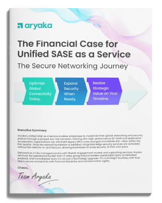 The Financial Case for Unified SASE as a Service
