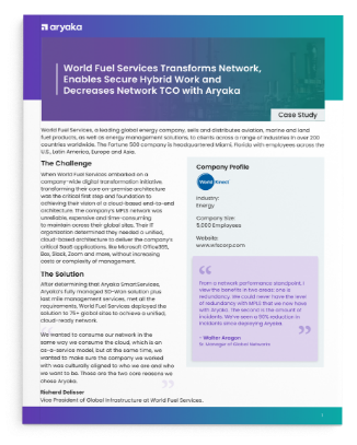 ケーススタディ ワールド・フューエル・サービス
