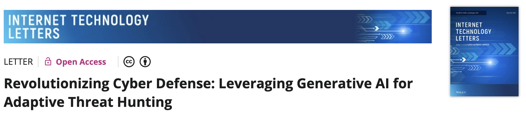 生成式人工智能在网络防御中的应用》一文 - 互联网技术文摘