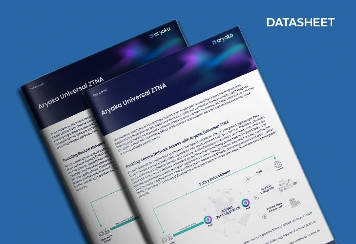 Aryaka Universal ZTNA Datasheet