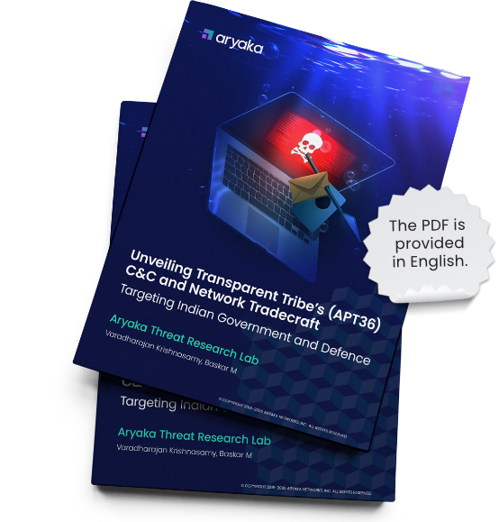 Unveiling Transparent Tribe’s (APT36) C&C and Network Tradecraft