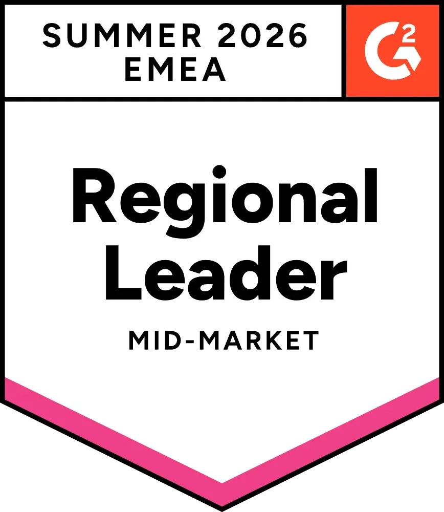 SM26 Mid Market EMEA Cloud Security Regional Leader Badge